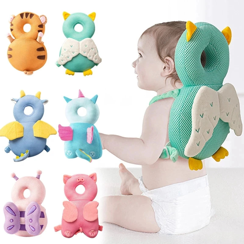 Protect Your Little One with Our Adorable Baby Head Protector Backpack Pillow - Soft & Safe Cushion for Toddlers 1-3 Years