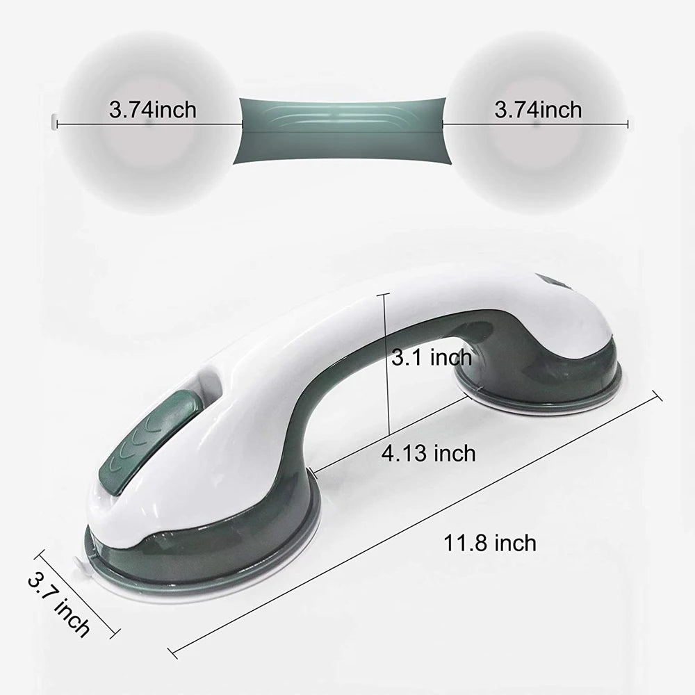 Enhance Your Bathroom Safety with Our Anti-Slip Shower Handle Grab Bar - Easy Installation and Reliable Support for Seniors and Disabled