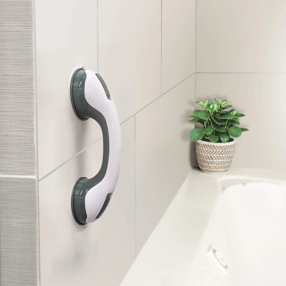 Enhance Your Bathroom Safety with Our Anti-Slip Shower Handle Grab Bar - Easy Installation and Reliable Support for Seniors and Disabled